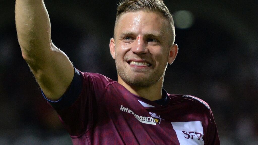 Bordeaux-Begles’ Irish outhalf Ian Madigan at the end of his French Top 14 debut. Photograph: Getty Images
