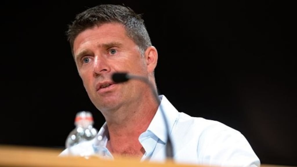 Niall Quinn (55) was one of Ireland’s most famous players during the glory Jack Charlton era. Photograph: Inpho