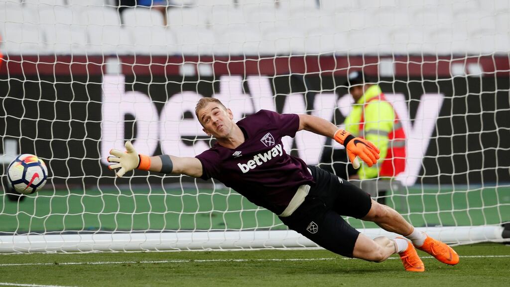 Joe Hart has been left out of the England squad for this summer’s World Cup. Photo: David Klein/Reuters