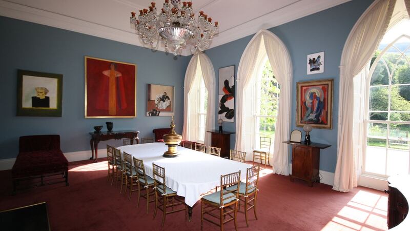 The diningroom at Luggala