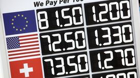 Sterling holds gains in nervous European markets