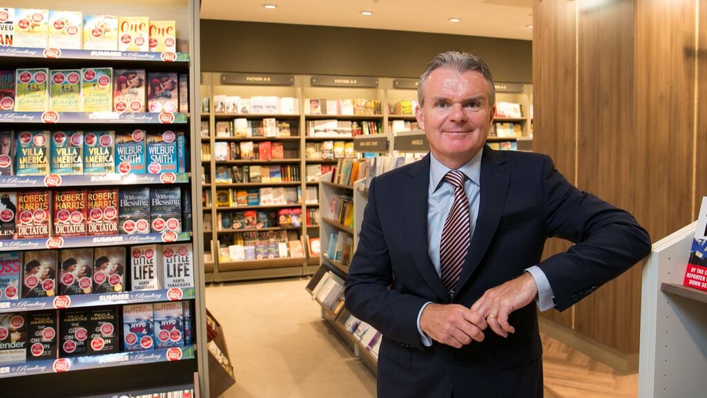 Eason chief executive Conor Whelan: core books category is “showing positive signs of improvement”. Photograph: Shane O’Neill Photography.