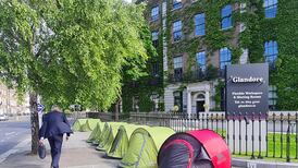 New migrant tent encampment springs up on Leeson Street in Dublin