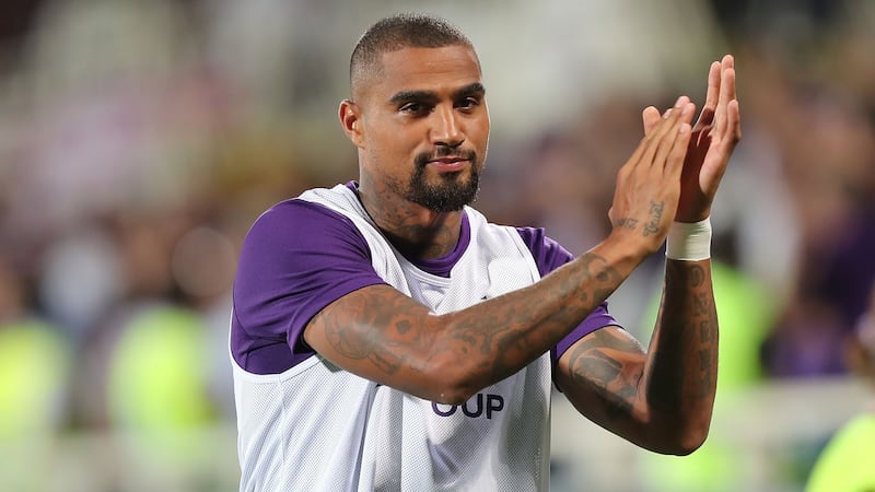 Kevin-Prince Boateng is currently on loan at Besiktas from Fiorentina. Photograph: Gabriele Maltinti/Getty