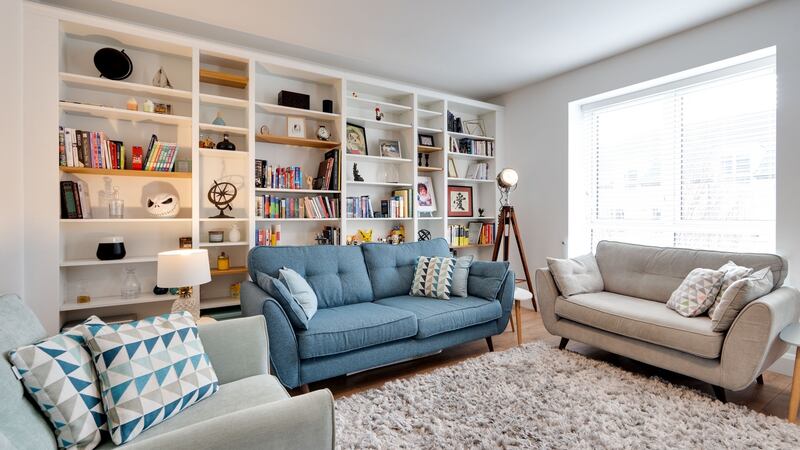 First-floor living/entertainment room