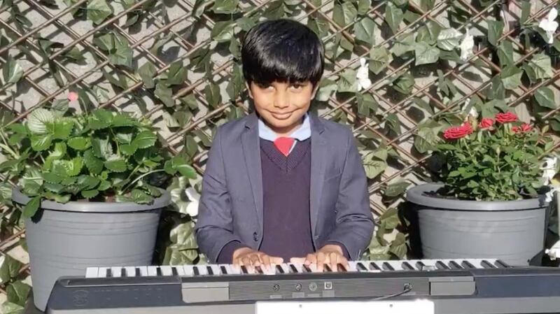 Aarav Sakhrelia particularly enjoyed growing strawberries last year.