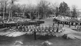 Former Irish cadets return to Kennedy graveside
