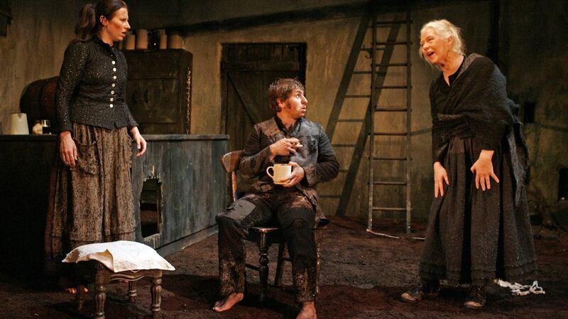 Catherine Walsh, Aaron Monaghan and Marie Mullen in a Druid production of The Playboy of the Western World