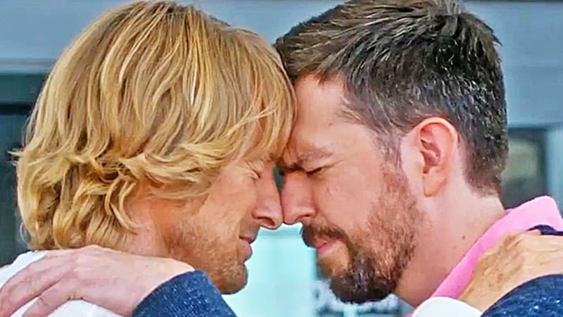 Father Figures: Flaccid comedy with a criminally lazy script