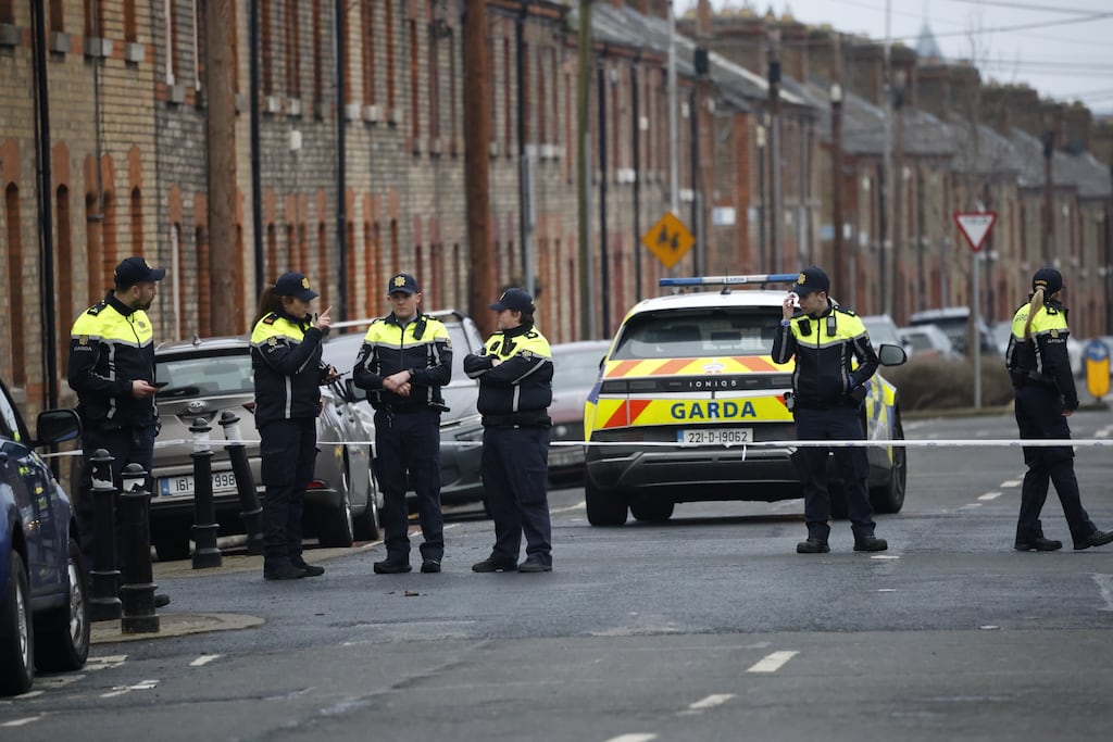 The scene on Oxmantown Road in the Stoneybatter area of Dublin on Sunday afternoon after a stabbing attack which left three people in hospital. Photograph Nick Bradshaw/The Irish Times