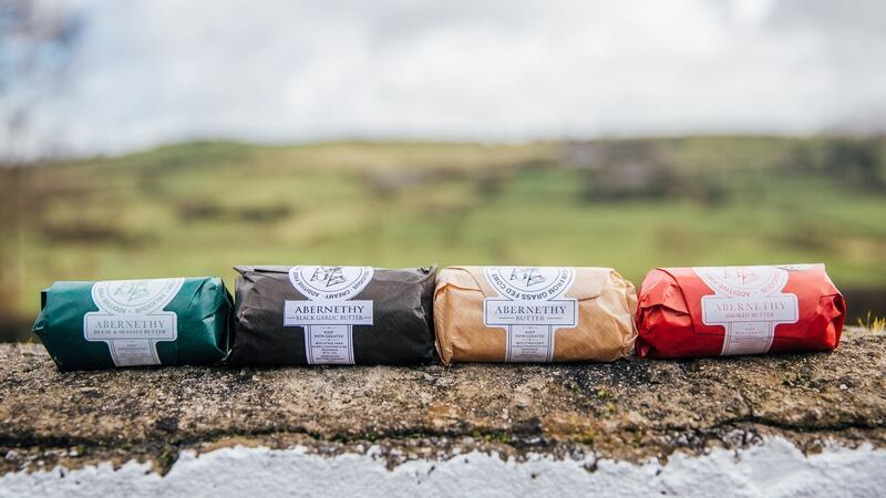 Abernethy butter comes in four varieties, including black garlic, which launches next month