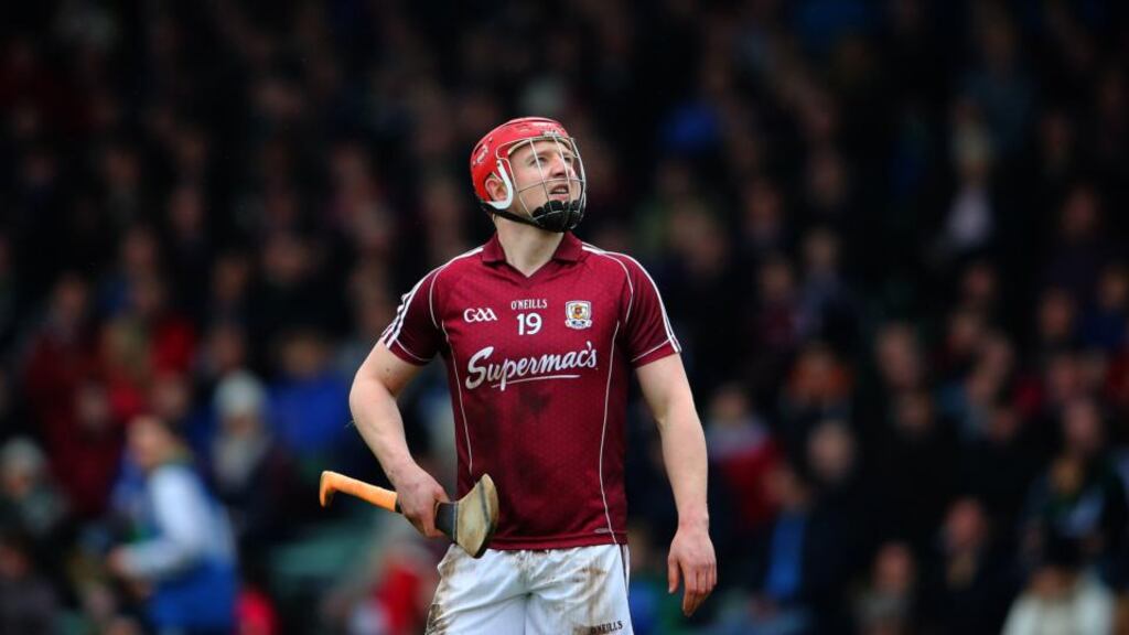 Joe Canning made his first start of the year for the Galway hurlers in Sunday’s Allianz National Hurling League Division 1 quarter-final at the Gaelic Grounds. Photograph: Cathal Noonan