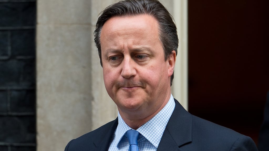 Poor David. Photograph:  Ben Pruchnie/Getty Images