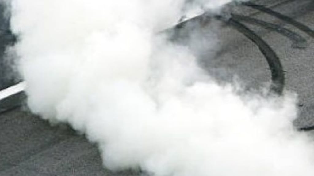 The three men were all banned from driving for a year and will all have to re-sit their tests.