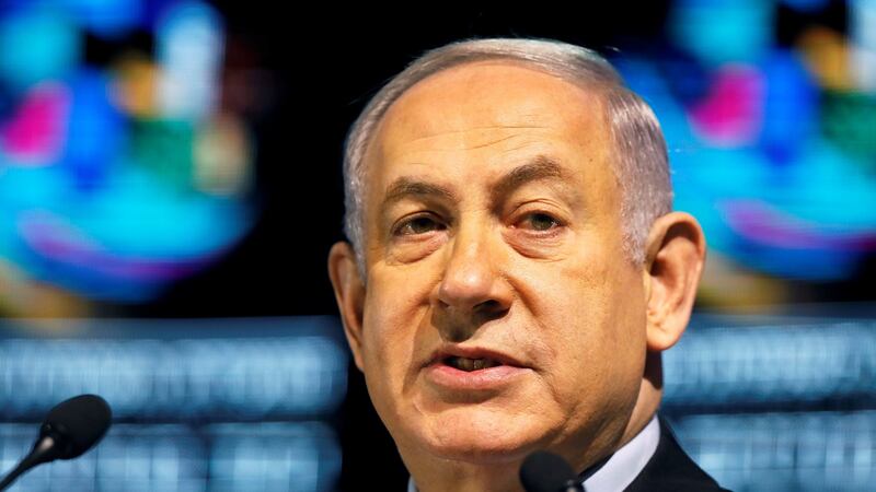 Israeli prime minister Binyamin Netanyahu: described police recommendations as “biased, extreme and as full of holes as Swiss cheese”. Photograph: Nir Elias