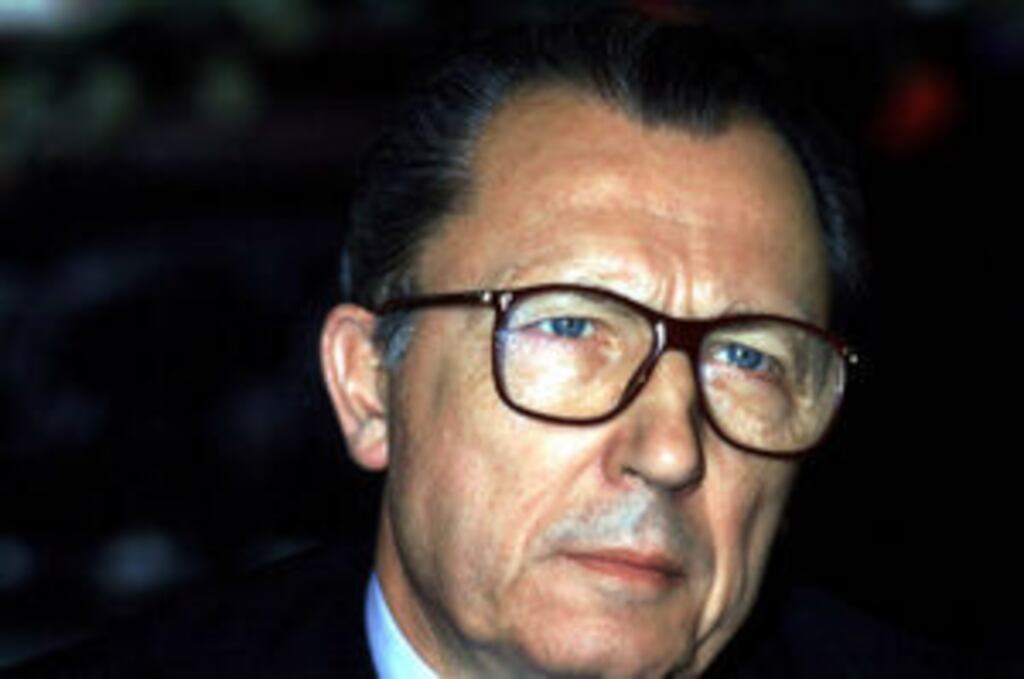 Former EU Commission president Jacques Delors: he maintained a prodigious work rate and demanded no less of his commission colleagues. One secret of his success was his intensive preparation for the summit meetings that made the big decisions on Europe’s future. Photograph: Eamonn Farrell/RollingNews.ie