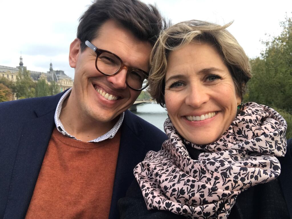 Professor of strategy and innovation at Insead, Nathan Furr, with his wife and co-author of The Upside of Uncertainty, Susannah.