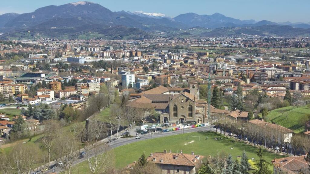 Bergamo is an interesting town with medieval walls, Roman ruins and busy piazzas, ancient alleys and buildings