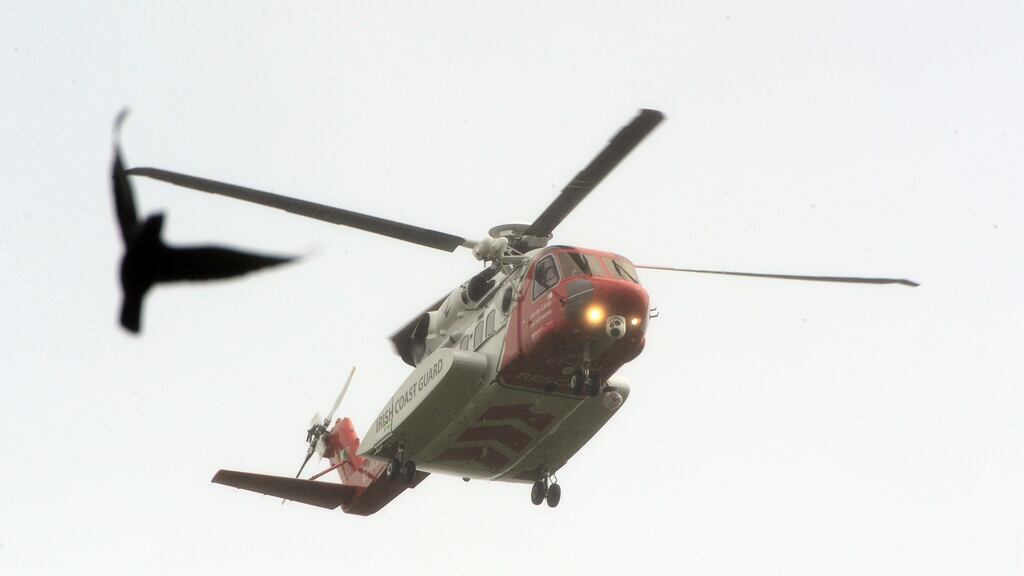 File photograph of an Irish Coast Guard helicopter. File  photograph: Cyril Byrne/The Irish Times