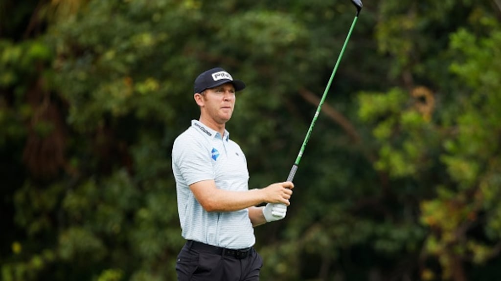 Séamus Power is in a tie for 22nd in Mexico. Photograph: by Cliff Hawkins/Getty Images