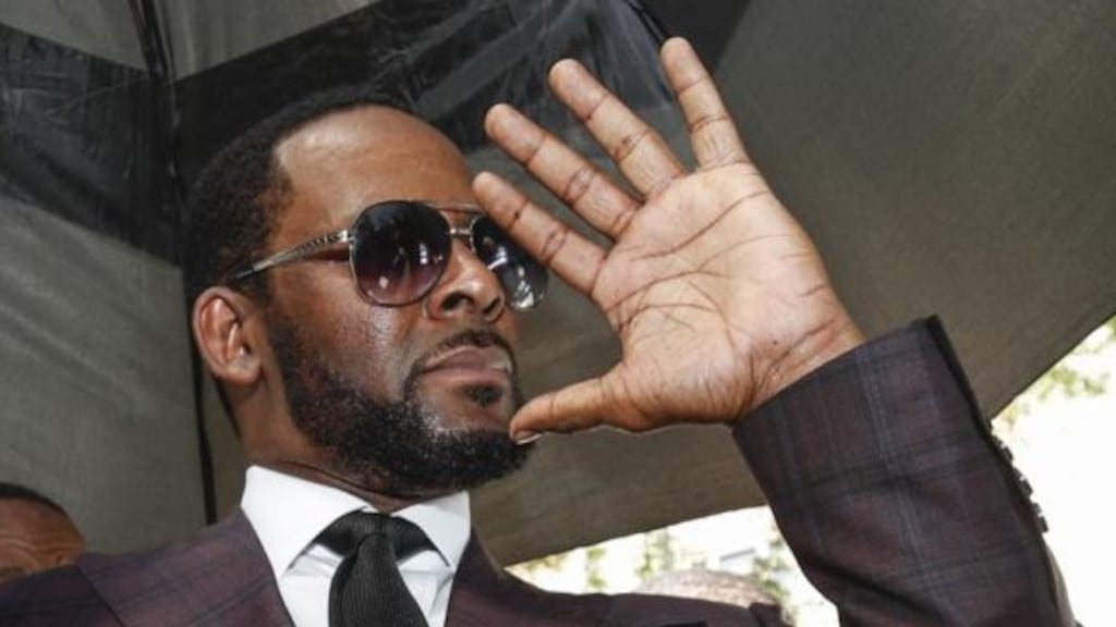 R Kelly denies all charges. File photograph: Kamil Krzaczynski/AFP/Getty