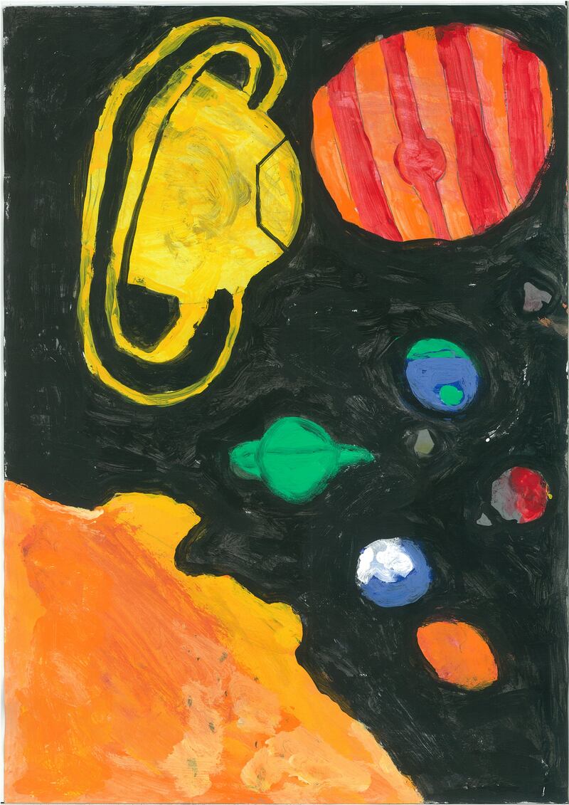 Eryk Puch (11) from Scoil Mhuire Naofa, Carrigtwohill, Co Cork for ‘Space. The Final Frontier’.