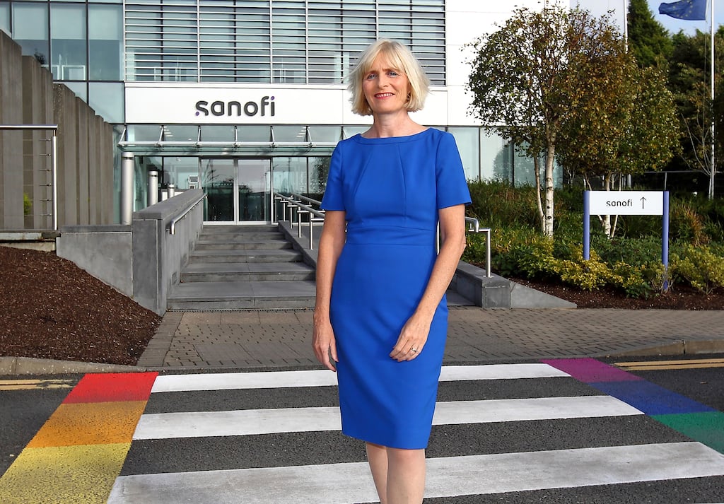 Ruth Beadle, head of global supply chain, Sanofi, outside the company’s facility in Waterford
