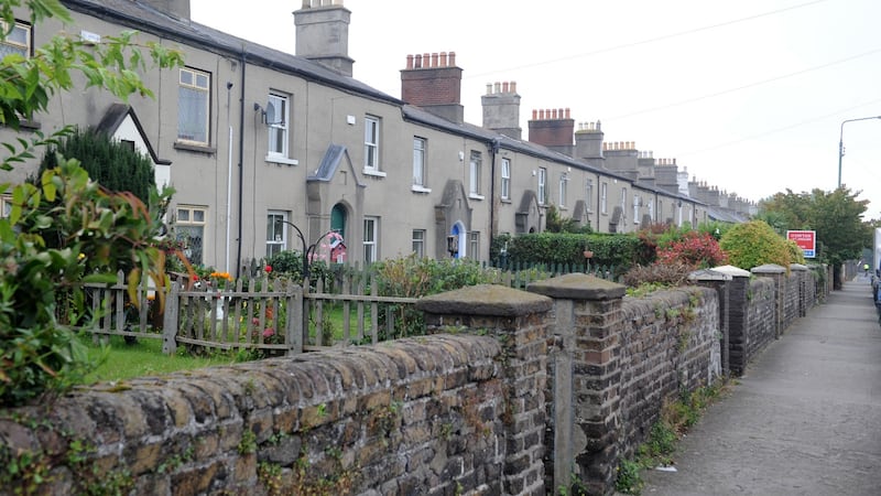Inchicore terrace. Photograph: Aidan Crawley/The Irish Times