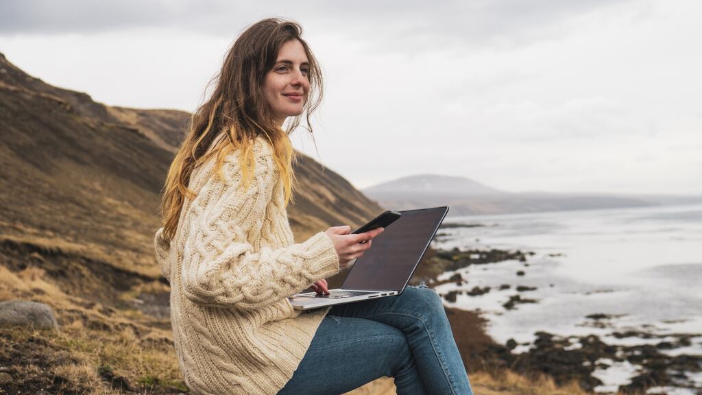Can you really be on holiday and work at the same time? Well, yes, with some considered planning. File photograph: Getty Images