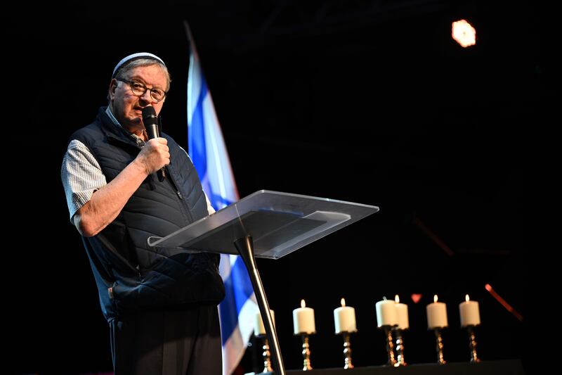 Yanky Fachler whose father experienced Kristallnacht in 1938 Berlin. Photograph: Bryan Meade