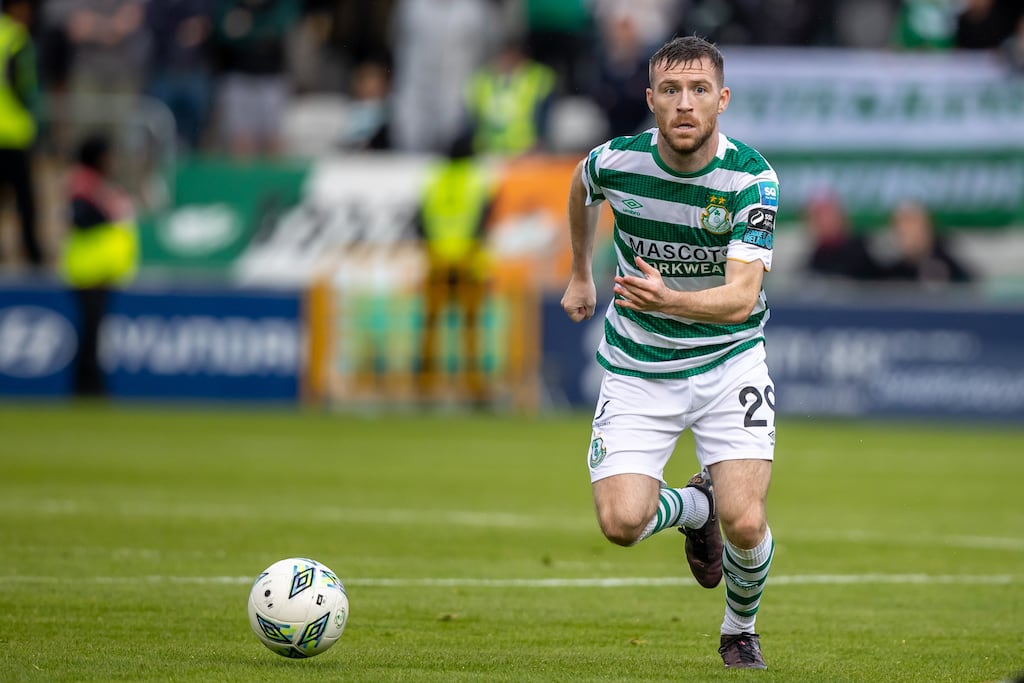 Jack Byrne is out for Shamrock Rovers' return match against Breidablik in Iceland. Photograph: Morgan Treacy/Inpho