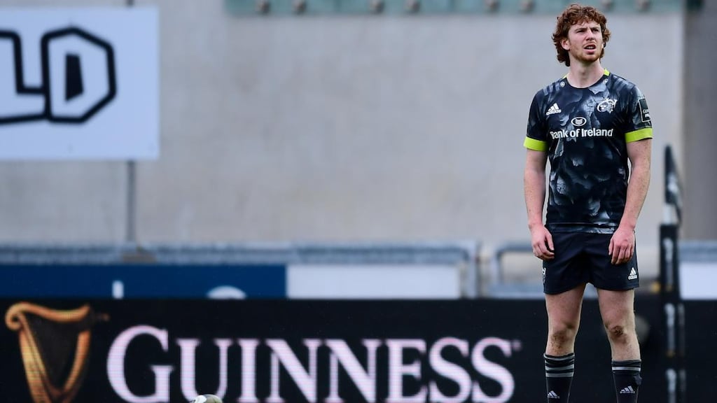 Munster’s Ben Healy was the hero on Saturday in Wales. Photograph: Inpho