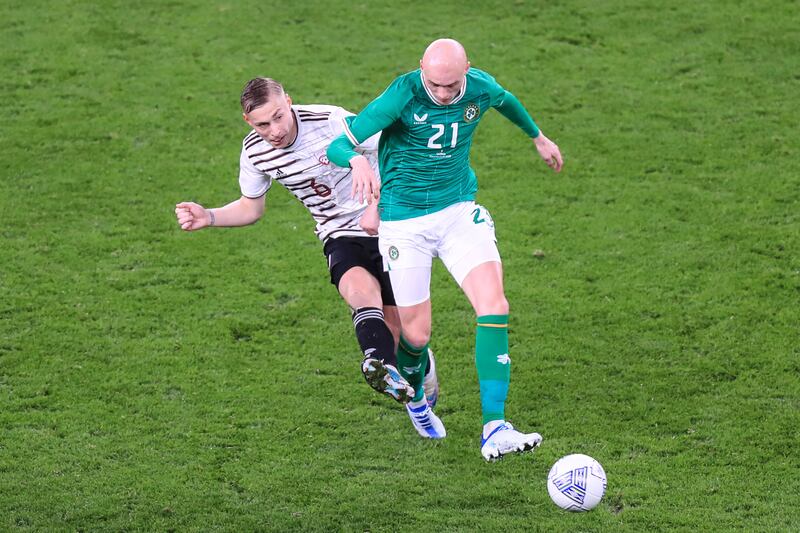 Will Smallbone did well against Latvia on Tuesday but it remains to be seen whether that performance will earn him a start against France. Photograph: Evan Treacy