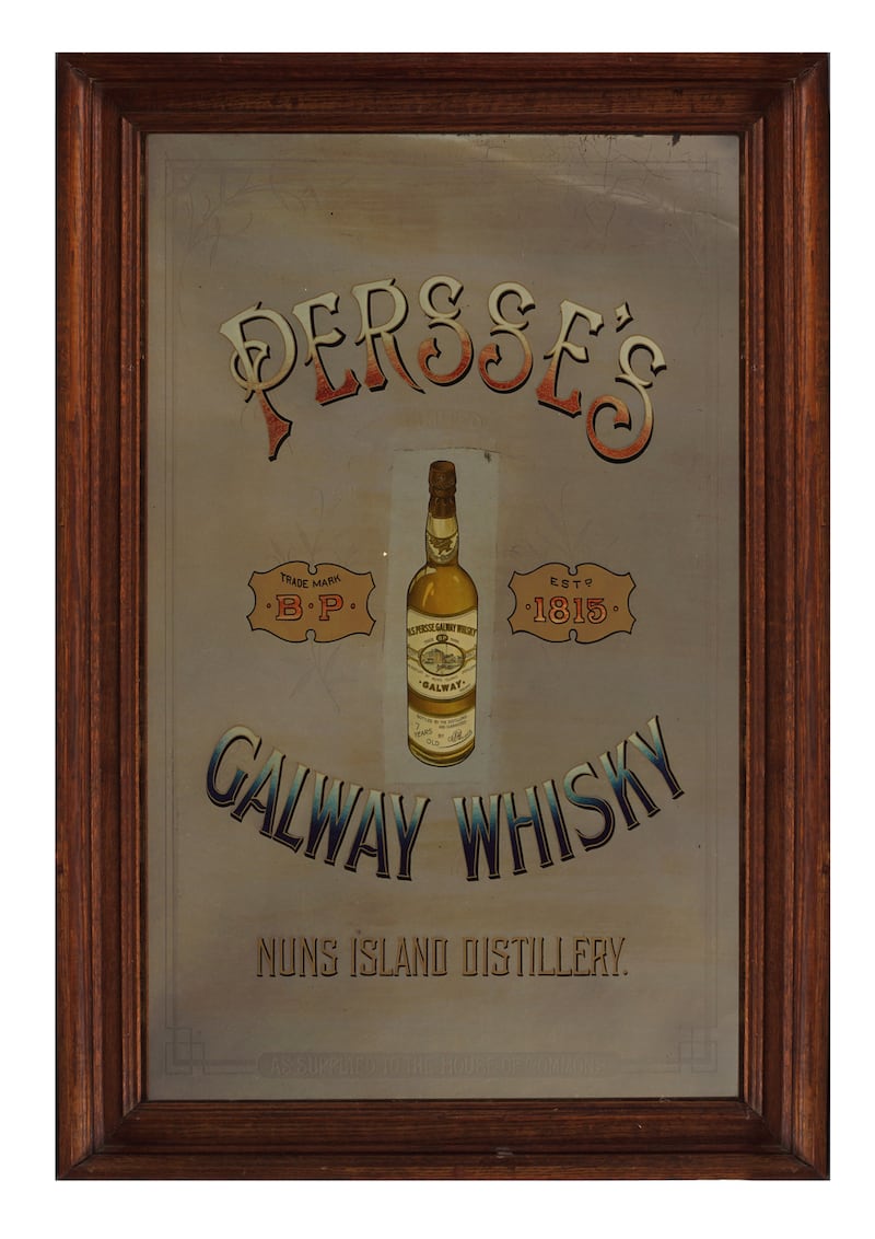 Persse’s Galway Whisky poster, 1890, €5,000-€8,000, Sheppard’s
