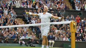 Wimbledon: Marcus Willis put to sword with a smile on his face