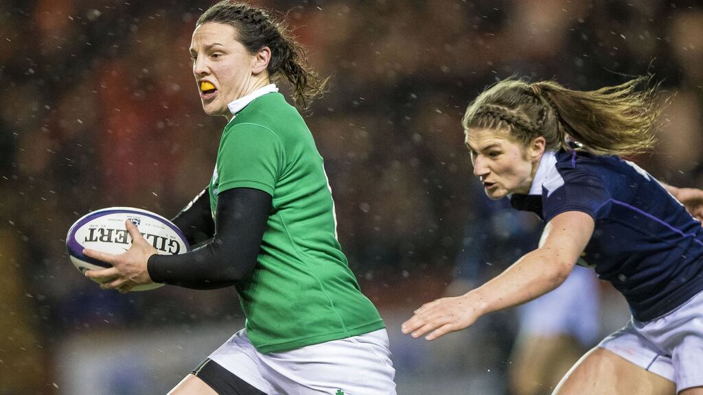 Ireland captain Paula Fitzpatrick. Photograph: Craig Watson/Inpho.