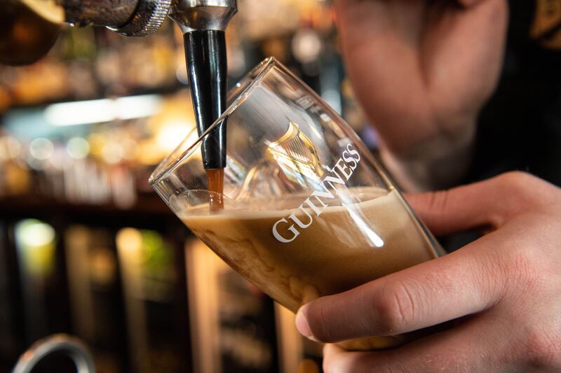 Guinness accounts for one in three pints of all beer sold in Ireland. Photograph: Jeff Spicer/PA