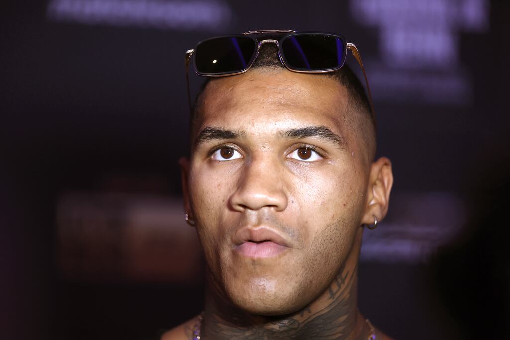 Conor Benn who has returned an adverse analytical finding for trace amounts of a fertility drug ahead of his fight with Chris Eubank Jr. Photograph: Steven Paston/PA