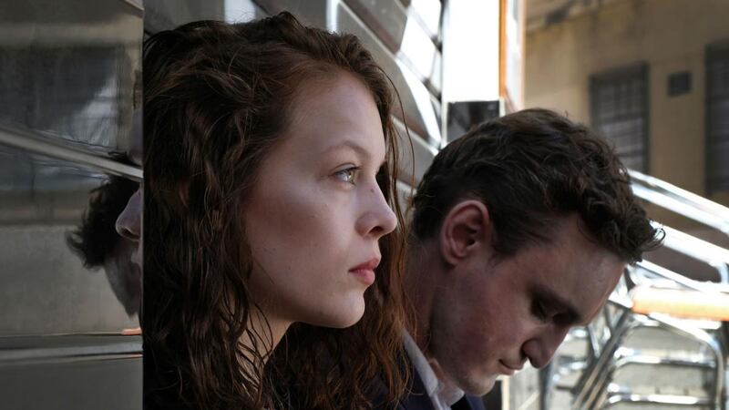 Paula Beer and Franz Rogowski in Transit