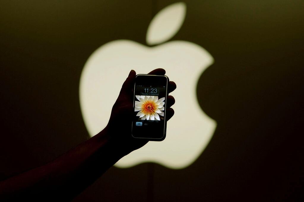 Delays in production of iPhones and concern that demand is weakening as the economy slows are having an impact on Apple shares. Photograph: Cathal McNaughton/PA