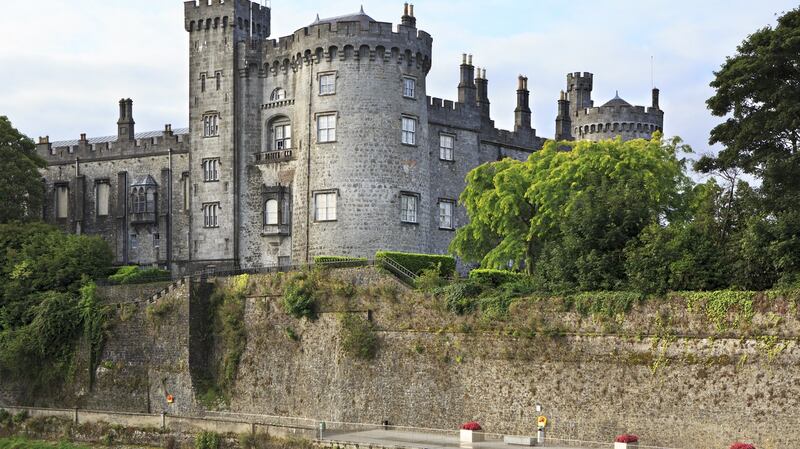 FashionKilkenny Castle. Historic landmark in the town of Kilkenny in Ireland.