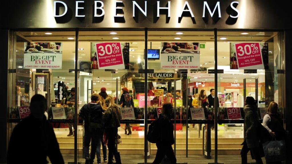 Debenhams this morning said it will meet forecasts for 2012-13 profit after a warmer summer helped sales growth. Photo: Bloomberg