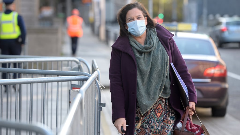 Sinn Fein leader Mary Lou McDonaldinsisted Sipo had no authority to scrutinise the bequest because it was a donation to the party in Northern Ireland. Photograph: Dara Mac Dónaill