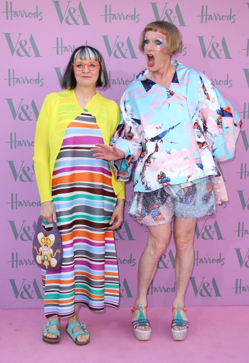 Philippa Perry with her husband Grayson. File photograph: Mike Marsland/WireImage