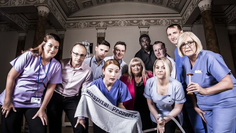 Staff of The Rotunda hospital in the first series of the RTÉ2 show, which will return for a second run. Photograph: RTÉ.