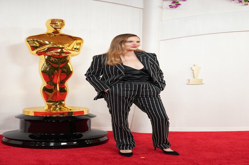 Justine Triet. Photograph: Jutharat Pinyodoonyachet/The New York Times