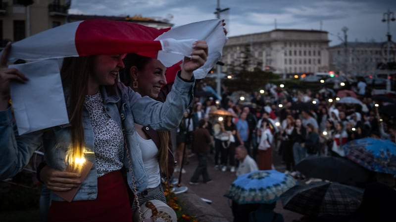 Satellite diplomacy – John Horgan on a visit to Belarus