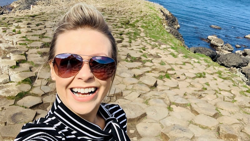 Jennifer Michael, senior marketing and communications officer with the National Trust, at the Giant’s Causeway.