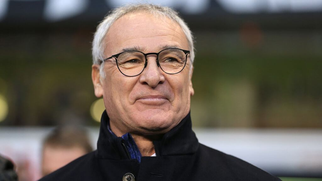 Leicester City manager Claudio Ranieri: “It is a crazy league because if it was a normal league Leicester would not be at the top. The other bigger teams would be there.” Photograph: Nigel French/PA Wire