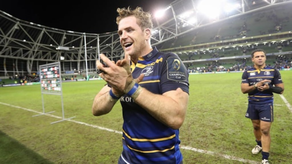 Jamie Heaslip has agreed a new deal to remain at Leinster under national contract until 2020. Photograph: Inpho/Ryan Byrne